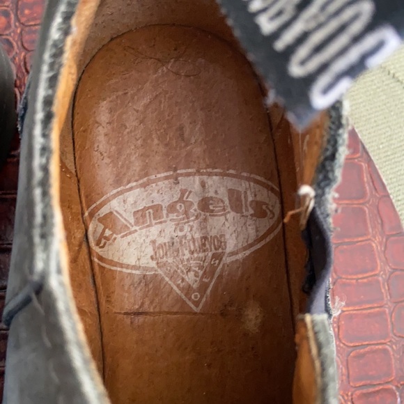 RARE John Fluevog Nature Angels Slip On Suede Leather (Fluevog 6) Women's 7.5 - Picture 9 of 15